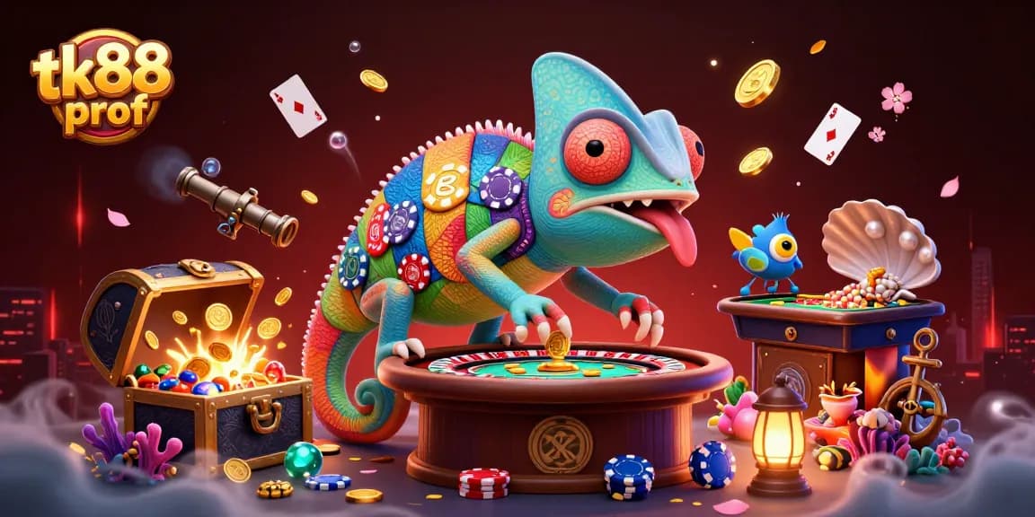 Experience the thrill of tk88 prof with its colorful gaming scene and exciting casino elements.