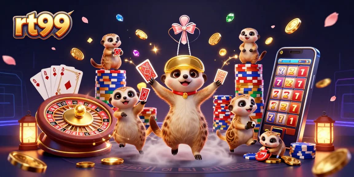 Experience thrilling gameplay at rt99 with MeerKats running a vibrant casino