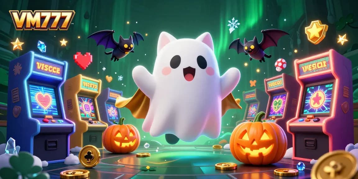 Experience the vibrant world of VM777 with an engaging 3D casino adventure featuring playful characters.