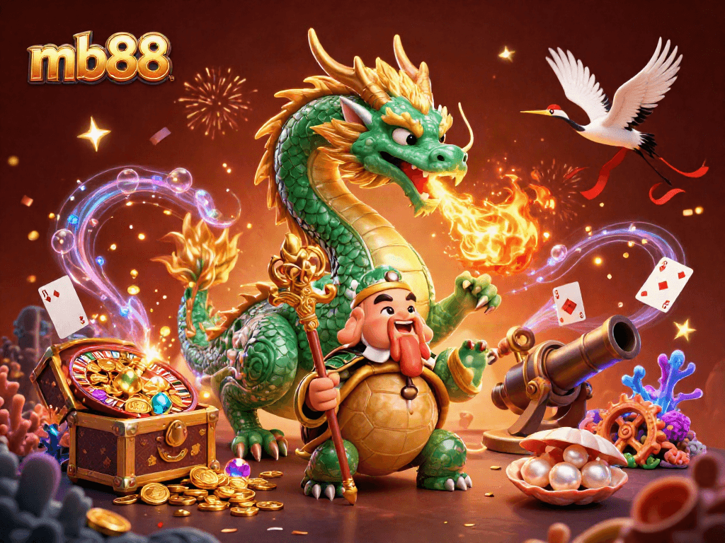 Experience mb88's exciting live casino features through this dynamic 3D illustration.
