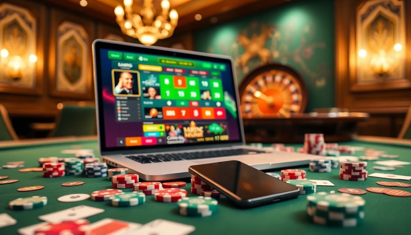 Experience the thrill of online gambling at https://c168.works/ with premium casino tables, vibrant poker chips, and more.