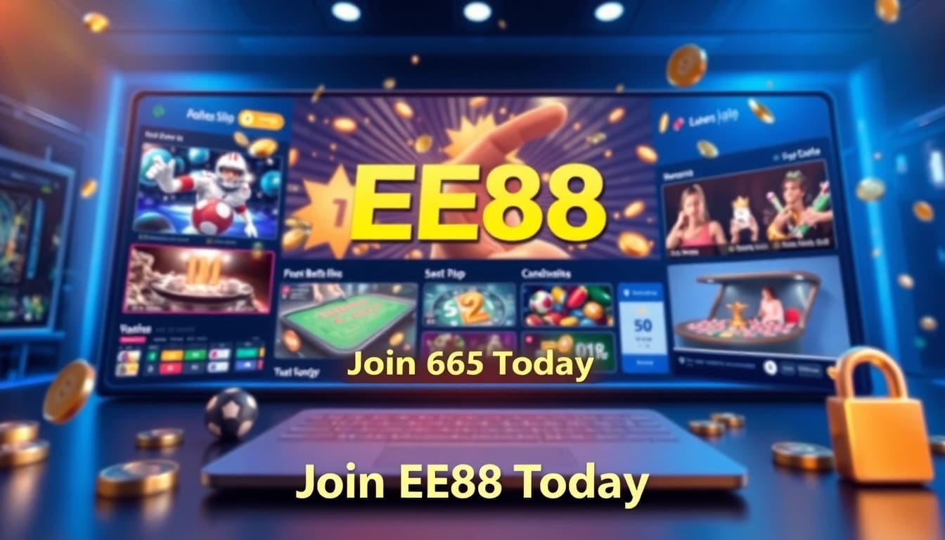 Experience the thrill of gaming with Link ee88's vibrant online casino interface.