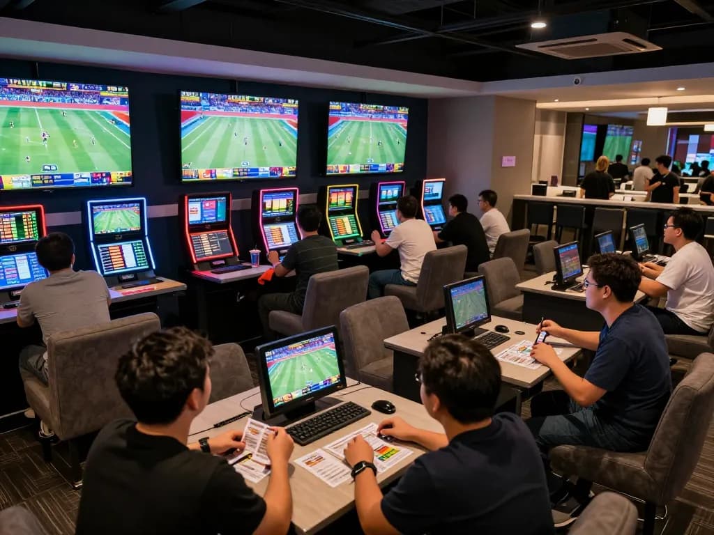 Bet on your favorite team with excitement at 78win sports lounge, dynamic atmosphere and engaged fans.
