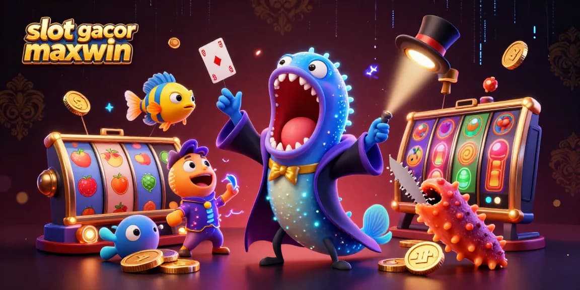 Menggali potensi slot gacor maxwin dengan ilustrasi 3D penuh warna yang menampilkan aksi menakjubkan.