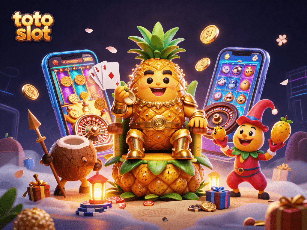 Menangkan permainan toto slot dengan karakter menarik dan elemen kasino yang kaya!