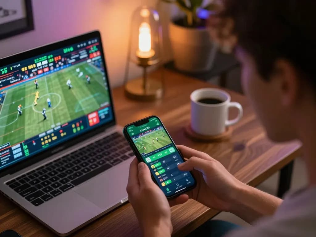 Engaging sports betting session on alo88 eu com app with live odds and match highlights