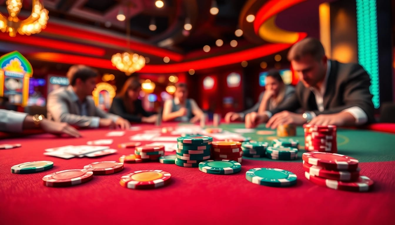Menangkan permainan valas tunai138 dengan kartu dan chip poker yang menarik.