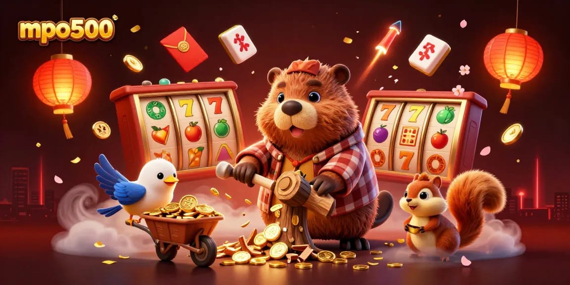 Serba-serbi mpo500 dan slot keberuntungan dengan tema ilustrasi 3D yang menarik.