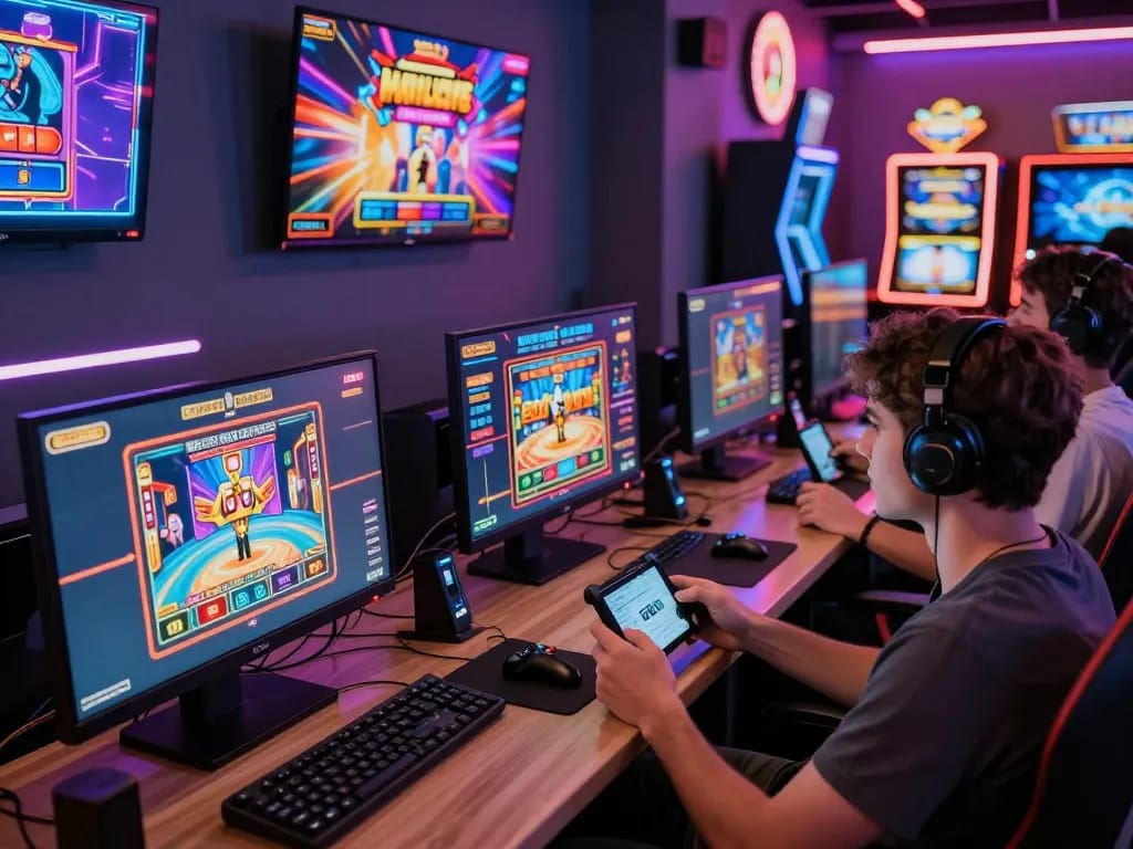 Experience online gaming excitement at https://hit-club.me/ with players enjoying diverse games in a vibrant digital environment.