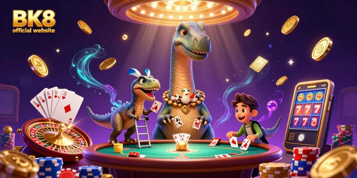 Experience thrilling gameplay at the BK8 official website with dynamic casino action and colorful elements.