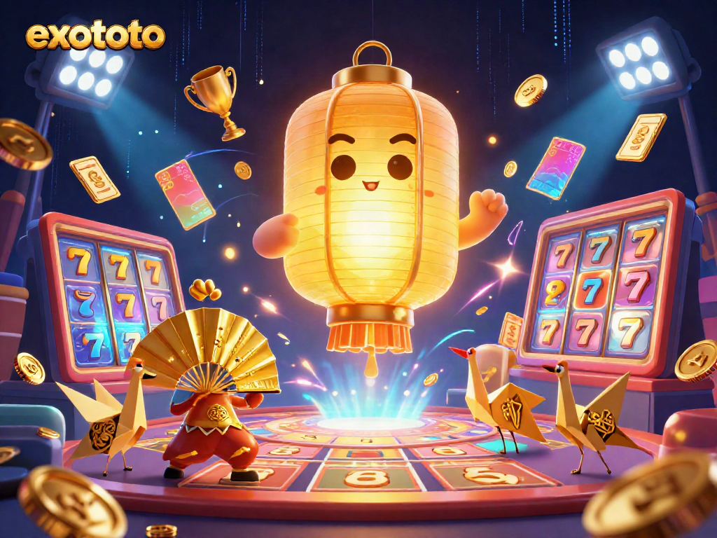 Menangkan pengalaman bermain slot gacor dengan exototo yang menyajikan simbol keberuntungan dan atmosfer kasino yang hidup.