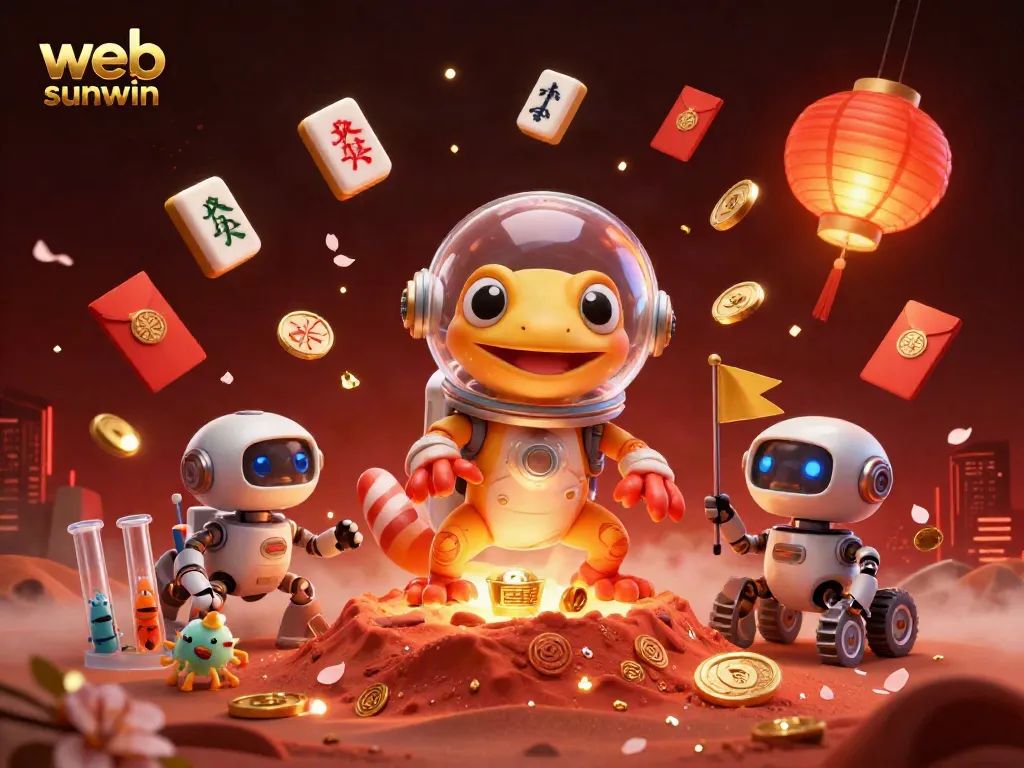 Engage with web sunwin through an exhilarating 3D adventure in a Martian casino environment.