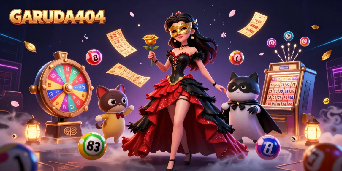 Experience thrilling wins with GARUDA404's captivating gaming visuals and vibrant prize elements.