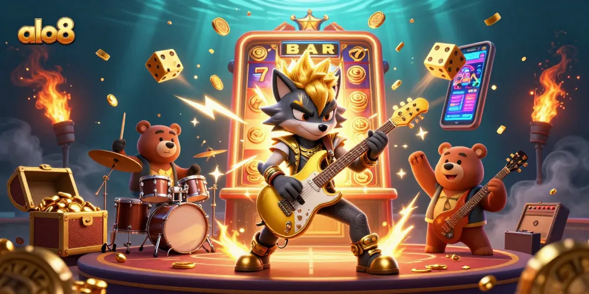 Experience the excitement of alo8 with vibrant 3D casino action featuring playful characters and jackpot bursts.