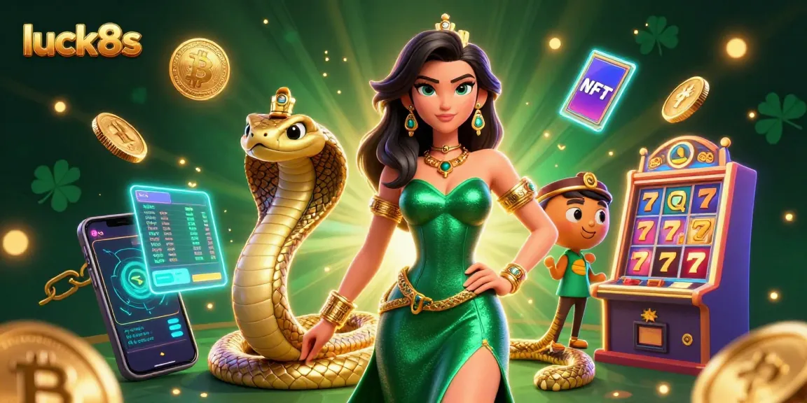Engage in thrilling gambling experiences at luck8s with exciting slot games amid dazzling imagery.