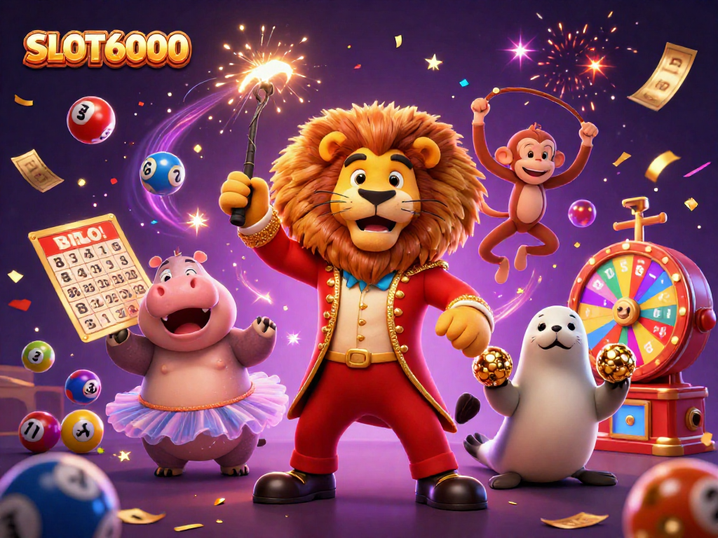 Raih kemenangan dengan SLOT6000 pada ilustrasi kasino 3D yang menakjubkan