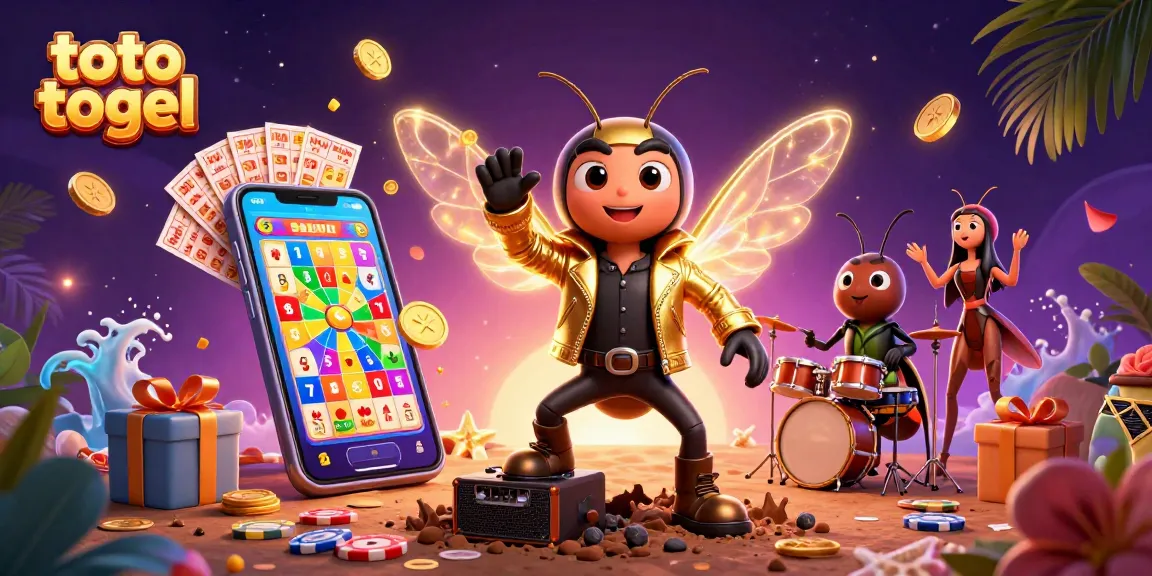 Engage with exciting toto togel opportunities through vivid 3D scenes featuring vibrant characters and dynamic game elements.