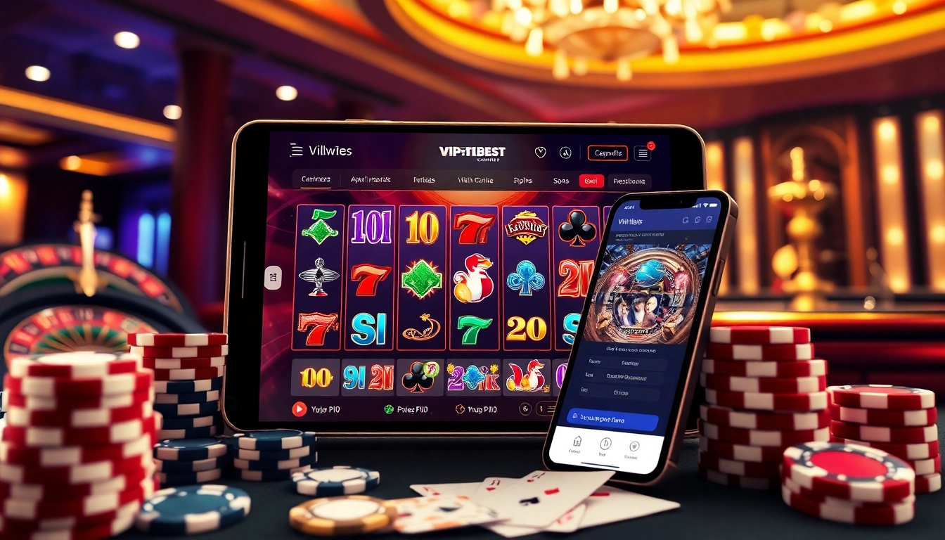 Gamblers engaging with the platform vipforbest.com/ru/settlepay/registration on modern slot machines and classic card games.