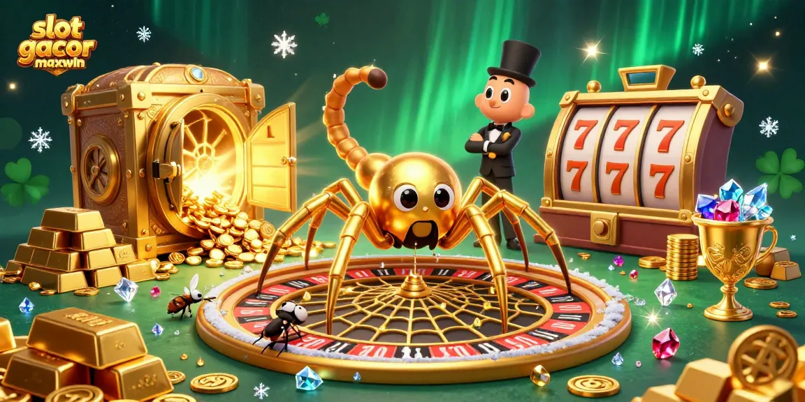 Slot gacor maxwin menghadirkan aksi taruhan menarik dalam ilustrasi 3D penuh warna.