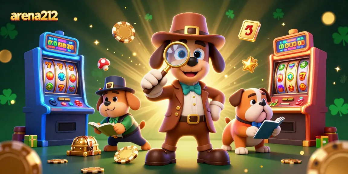 Menangkan permainan slot di arena212 dengan detektif dan mitra mencolok.