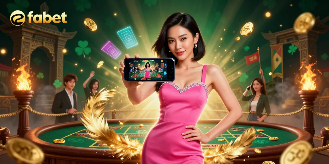 Engage with fabet's live dealer games in a vibrant casino scene