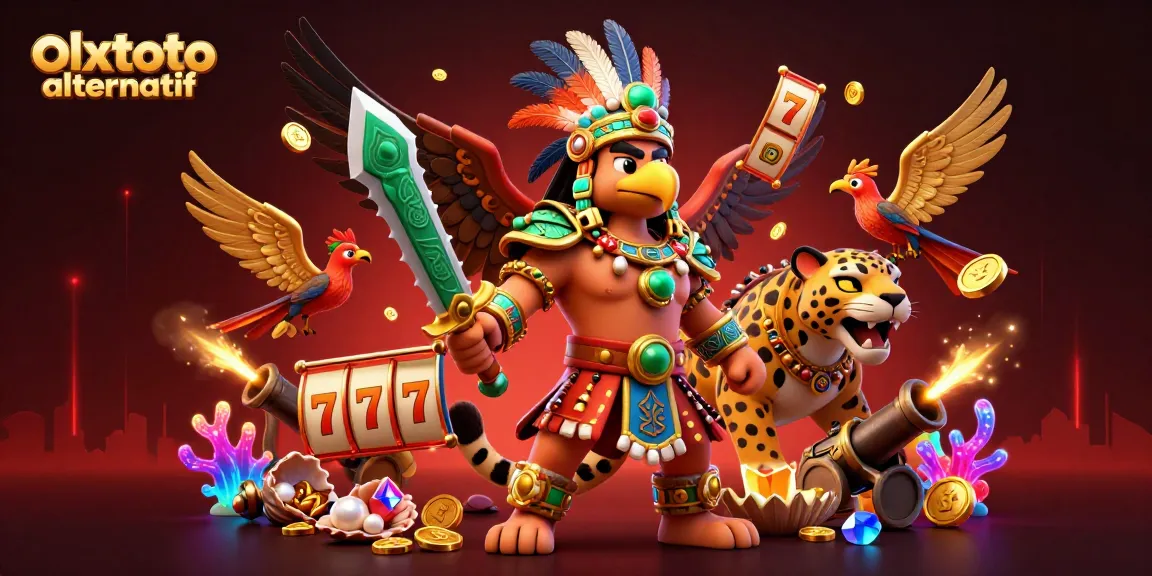 Experience the olxtoto alternatif login excitement with slot reels and Aztec warriors in vivid 3D.