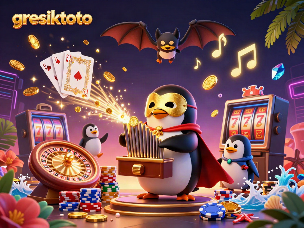 GRESIKTOTO membawa pengalaman bermain slot yang seru dengan koin emas berlimpah dan simbol keberuntungan.