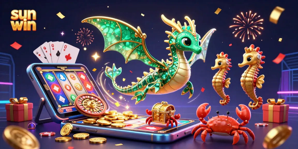 Experience the excitement with sun win as mythical sea creatures and gaming action spark joy.