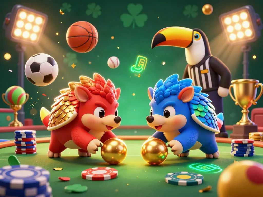 Experience thrilling wins at lc88 with dynamic pangolins and exciting casino elements in a vibrant scene.
