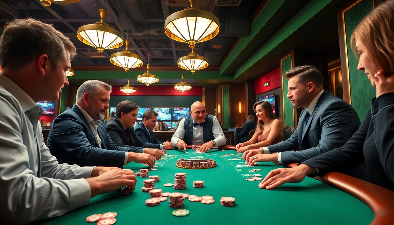 Nemo69 membawa suasana permainan poker di kasino yang penuh semangat dan kompetisi.