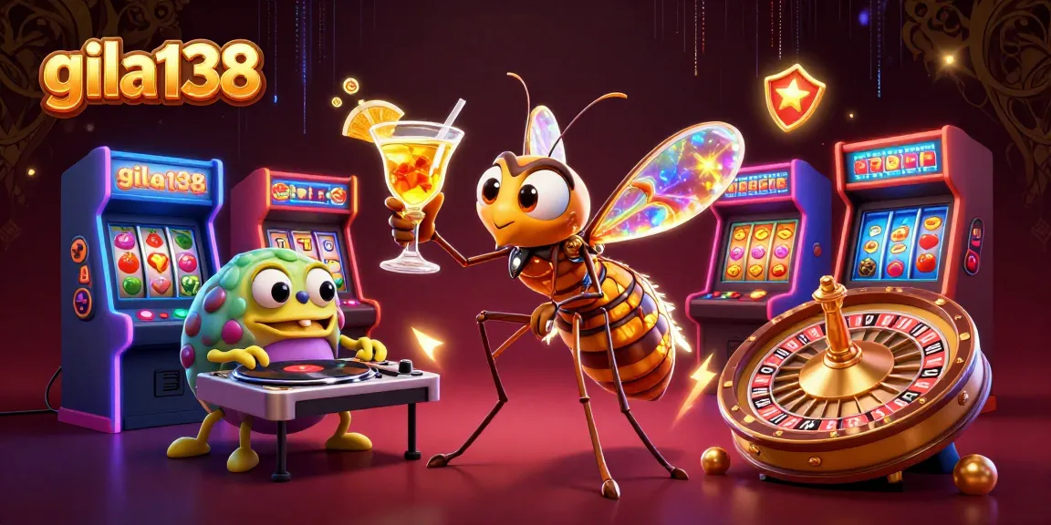 Gila138 menyajikan slot gacor dengan karakter ikonik dan simbol kasino yang menggembirakan.
