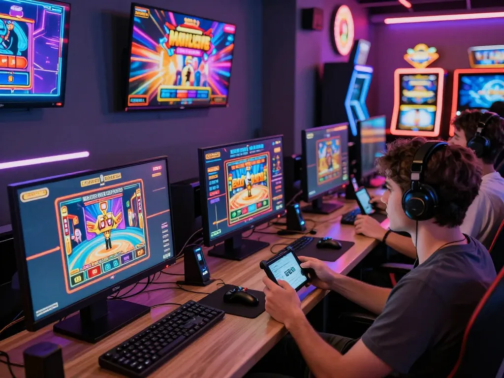 Experience online gaming excitement at https://hit-club.me/ with players enjoying diverse games in a vibrant digital environment.