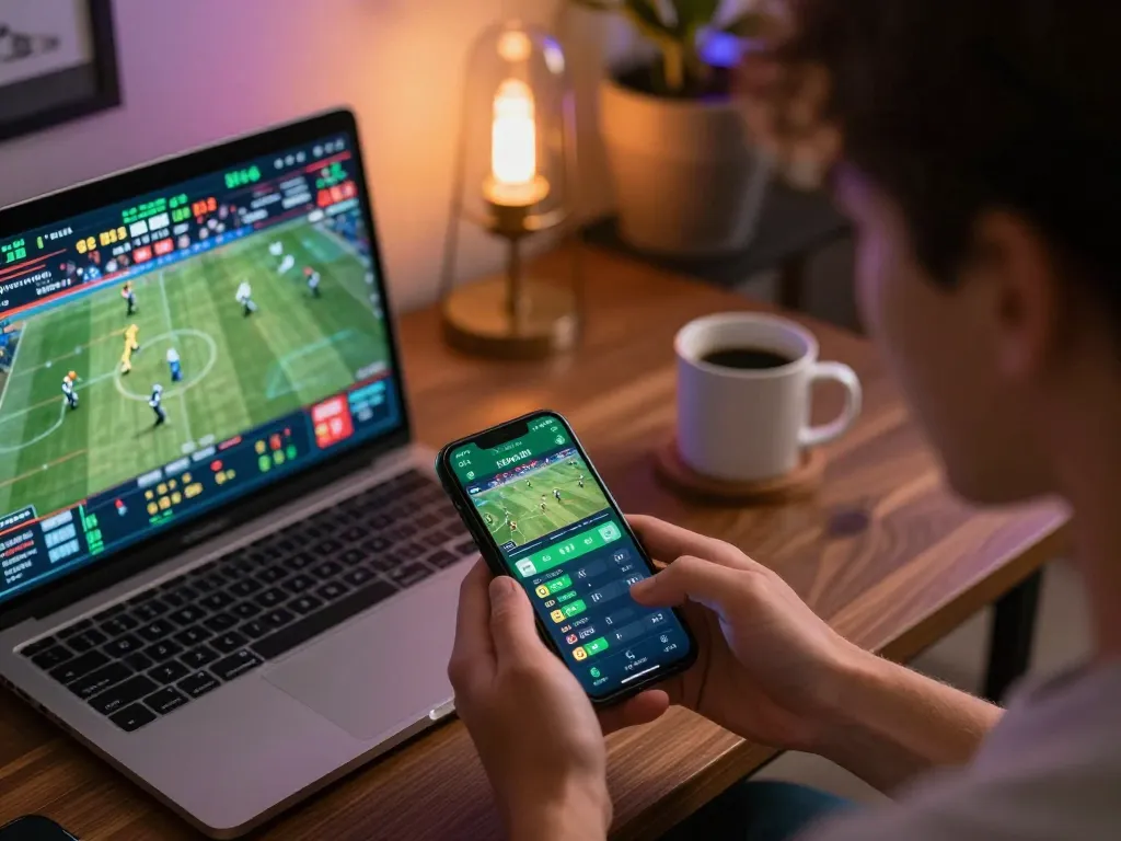 Engaging sports betting session on alo88 eu com app with live odds and match highlights