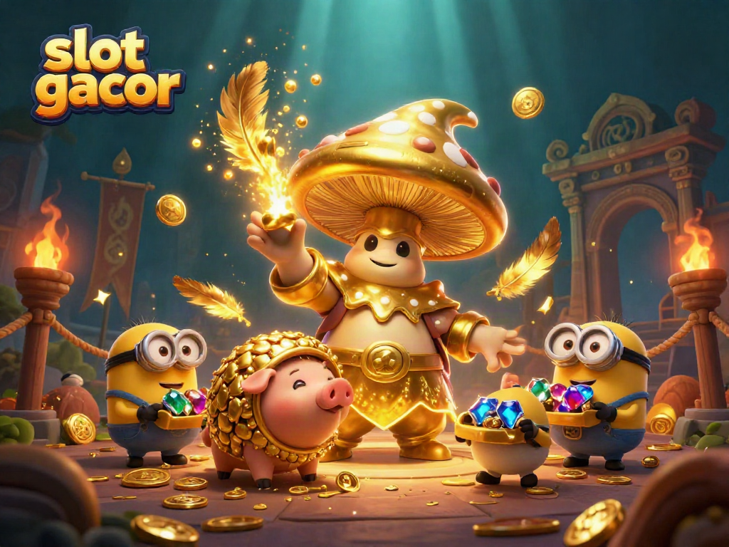 Experience thrilling gameplay with slot gacor magic amidst golden treasures and wizardry.