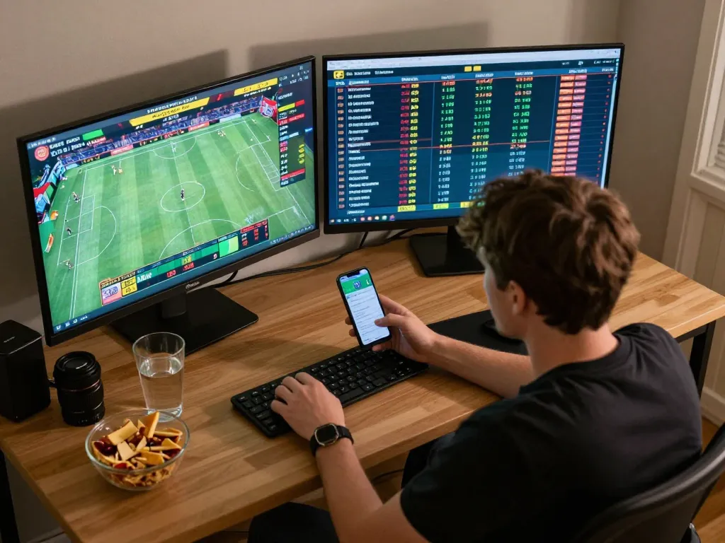 Experience intense sports betting action with jangkar55 as the user analyzes live odds and stats.