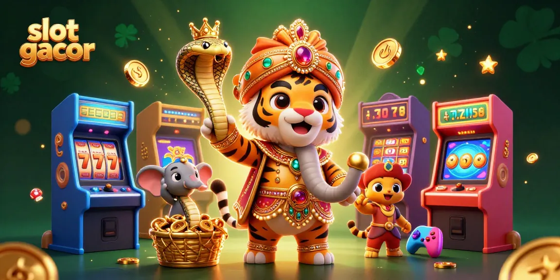 Experience thrilling gameplay with slot gacor in an ultra-detailed 3D casino illustration.