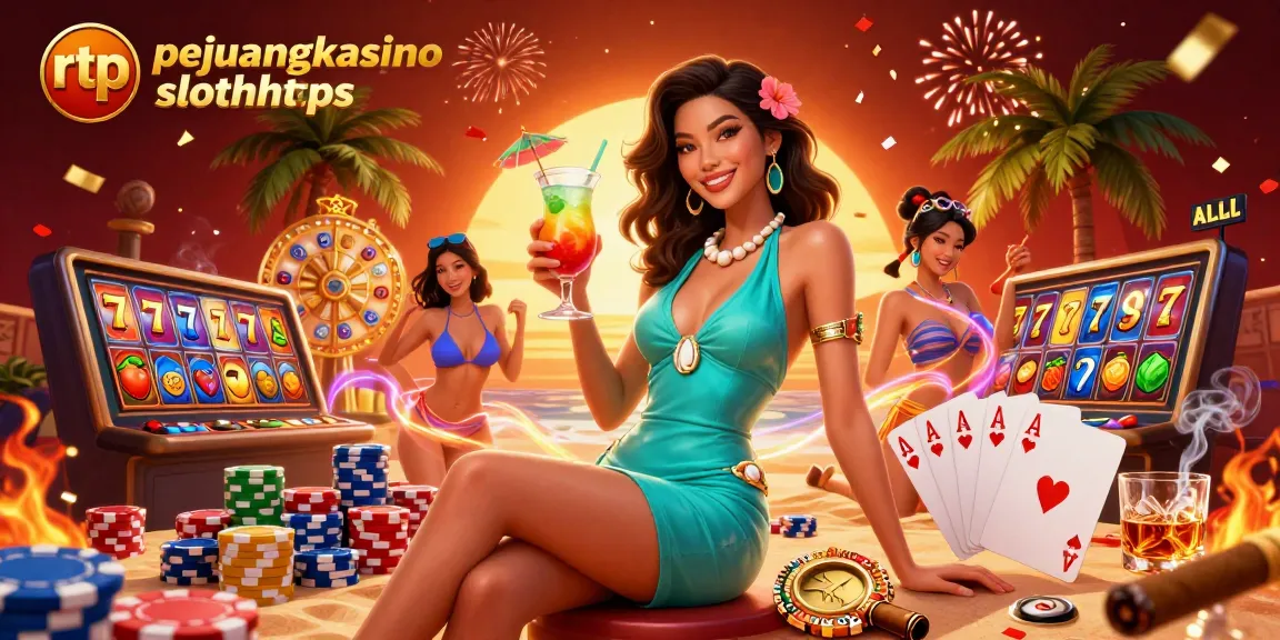 Rasakan kegembiraan rtp pejuangkasino slothttps dengan gulungan slot yang berwarna-warni dan pembawa acara kasino Asia.