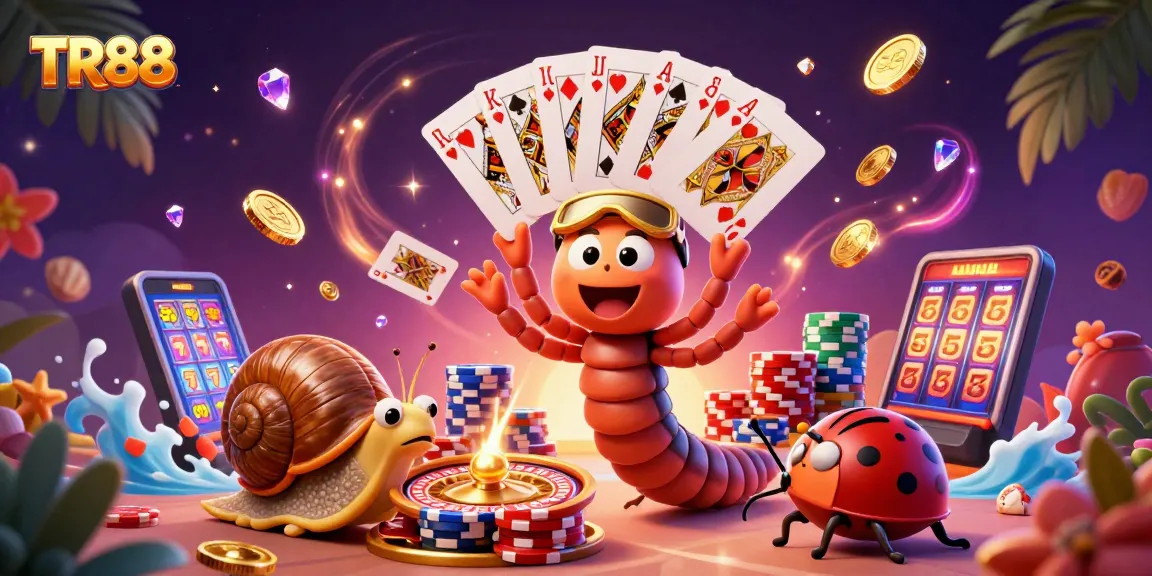 Win big at TR88 Casino with a lively dealer and exciting gameplay elements in a rich casino scene.
