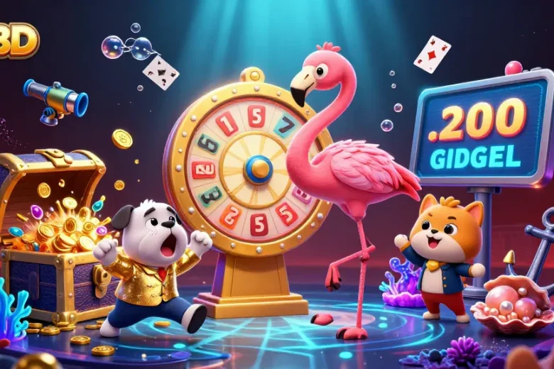 Catch the excitement of KQBD with playful characters engaging in dynamic game elements, creating a vibrant betting atmosphere.