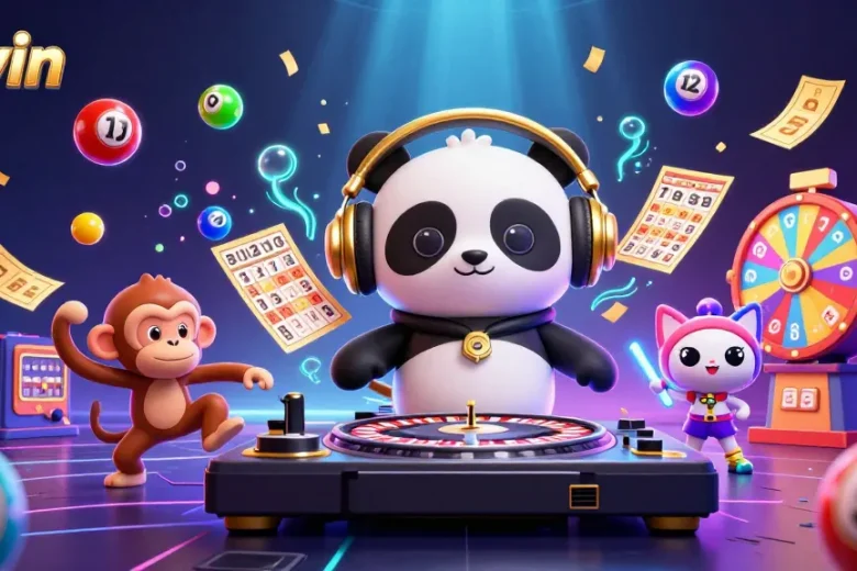 Experience thrilling gameplay with 13win, featuring vibrant characters in an exciting casino scene.